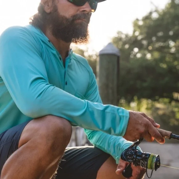 SKINNY WATER CULTURE - SWC - Hawksbill Hoodie  in Green (Rare Color) - Picture 6 of 16